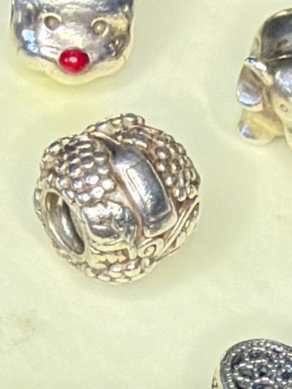 Sterling Silver Pandora Vineyard Wine Bottle Charm 791222